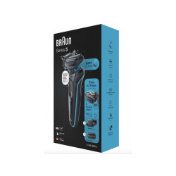 Braun Rasoir électrique Series 5 51-M1850s Noir/Vert Menthe 432791