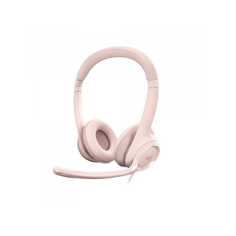 Logitech H390 USB Computer Headset -ROSE-EMEA-914 981-001281