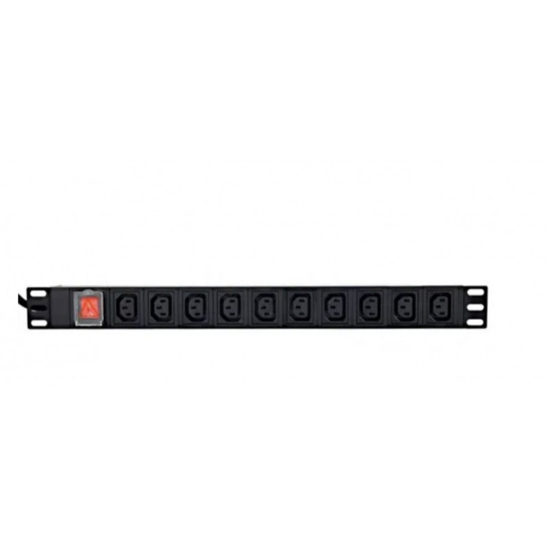 EnerGenie Power Distribution Unit 10 Sockets 1U 16A C19 2m EG-PDU-10C132C19 EnerGenie Power Distribution Unit 10 Sockets 1U 16A C19 2m EG-PDU-10C132C19
