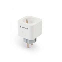 Gembird Smart Power Socket with Power Metering White TSL-PS-F1M-01-W