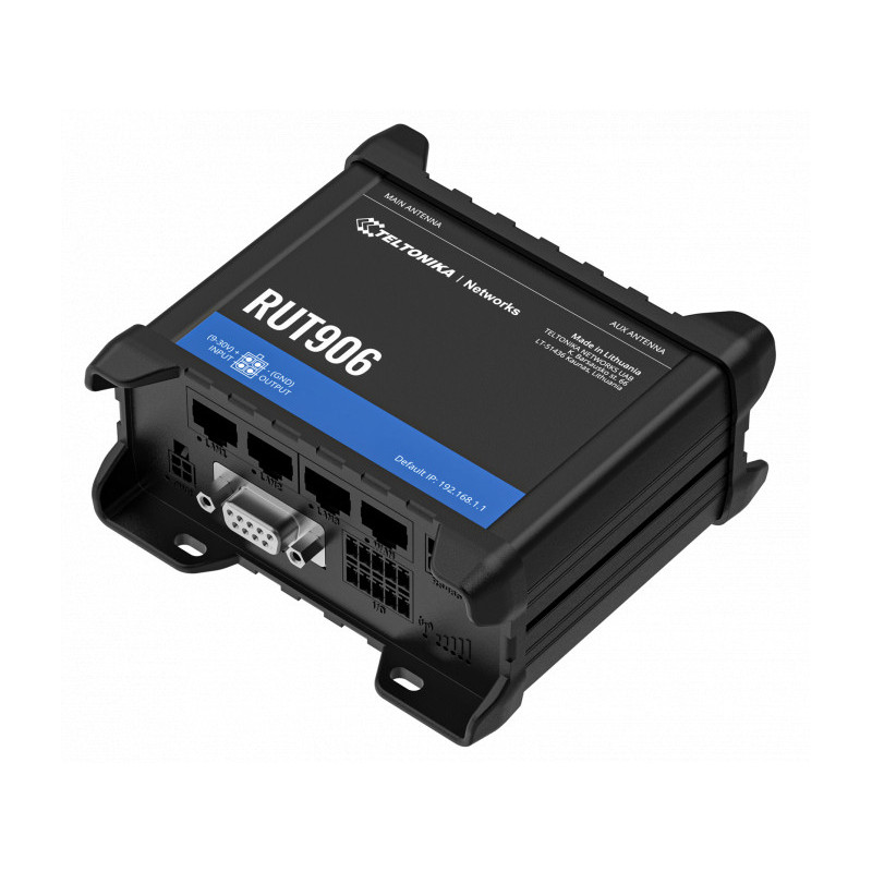 Teltonika RUT906 LTE Cat 4 Router Black RUT906000000