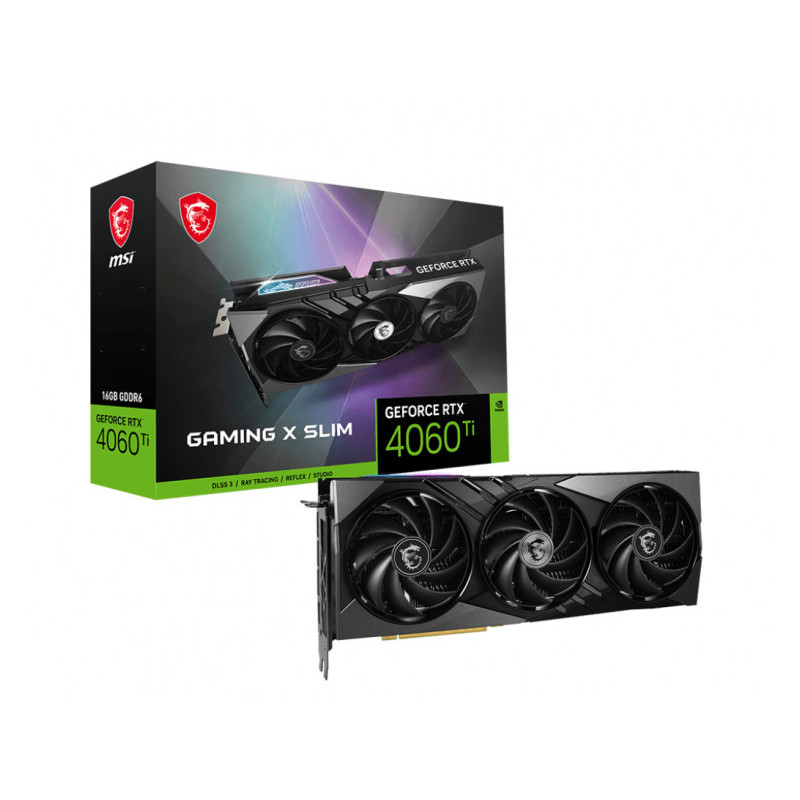 MSI GeForce RTX 4060 Ti Gaming X Slim 16GB V517-002R MSI GeForce RTX 4060 Ti Gaming X Slim 16GB V517-002R