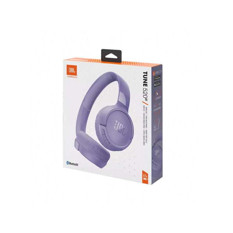 JBL Casque sans fil violet Tune 520BT JBLT520BTPUREU