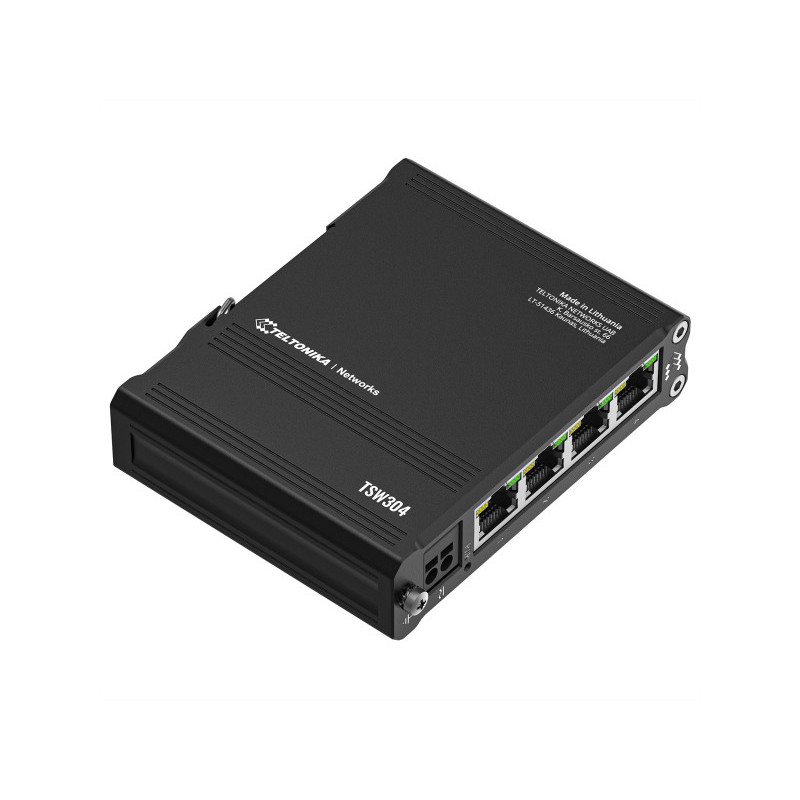Teltonika TSW304 4-port Switch 4x10/100/1000 TSW304 Teltonika TSW304 4-port Switch 4x10/100/1000 TSW304