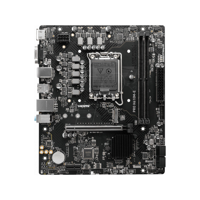 MSI PRO H610M-E Intel Mainboard 7D48-019R