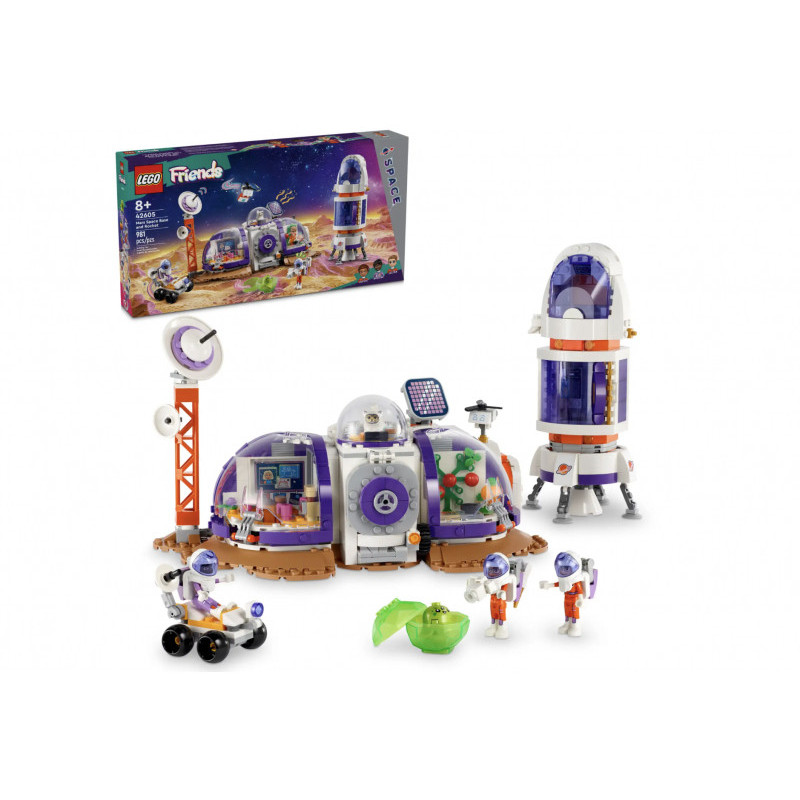 LEGO Friends - La station spatiale martienne et la fusée (42605)