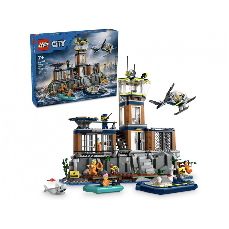 LEGO City - La prison de la police en haute mer (60419)