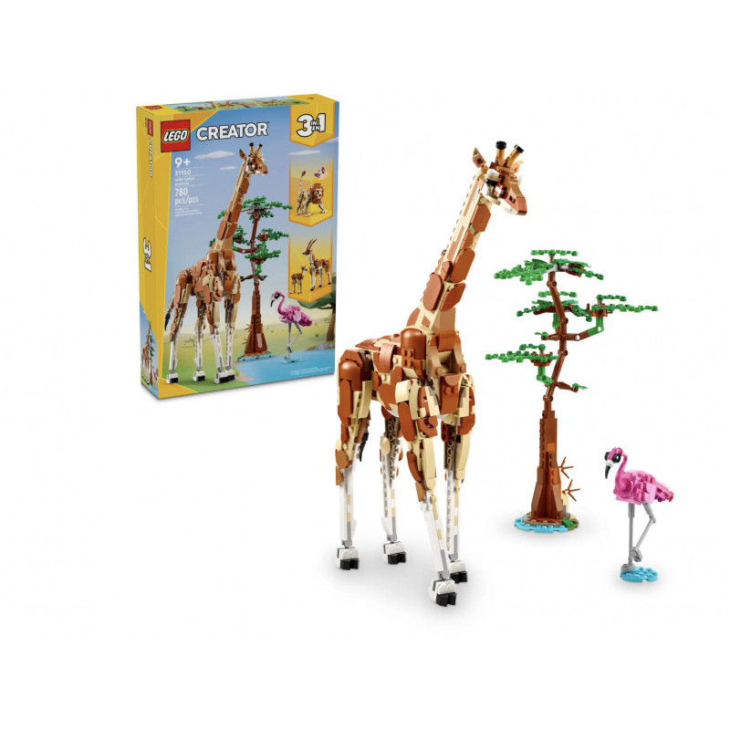 LEGO Creator 3 in 1 - Les animaux sauvages du safari (31150)