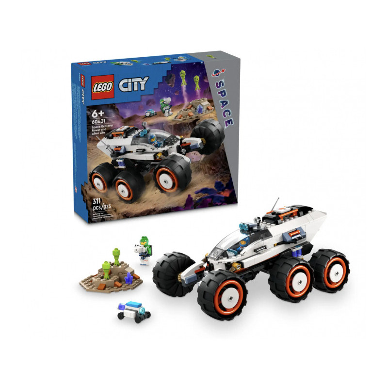 LEGO City - Le rover d?exploration spatiale et la vie extraterrestre (60431)