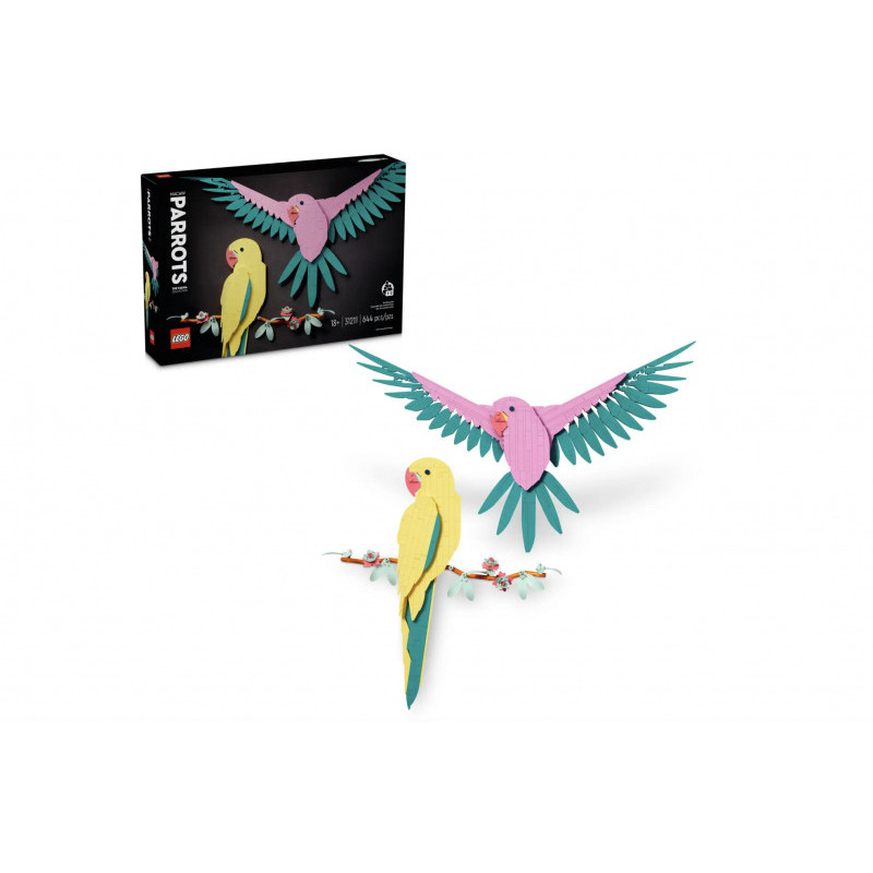 LEGO Art - La collection Faune ? Les perroquets Ara (31211)