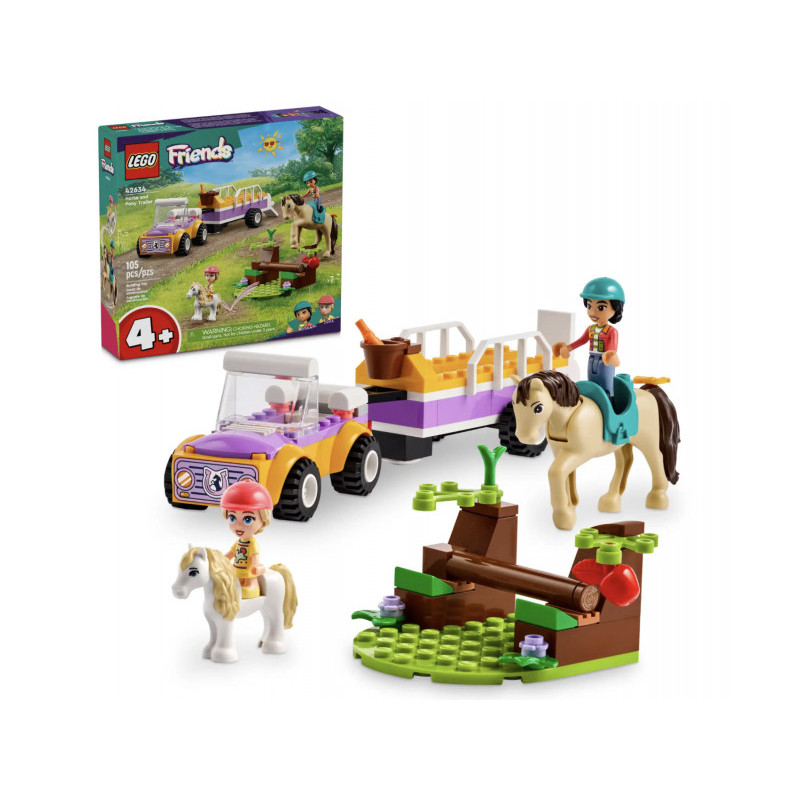 LEGO Friends - La remorque du cheval et du poney (42634)