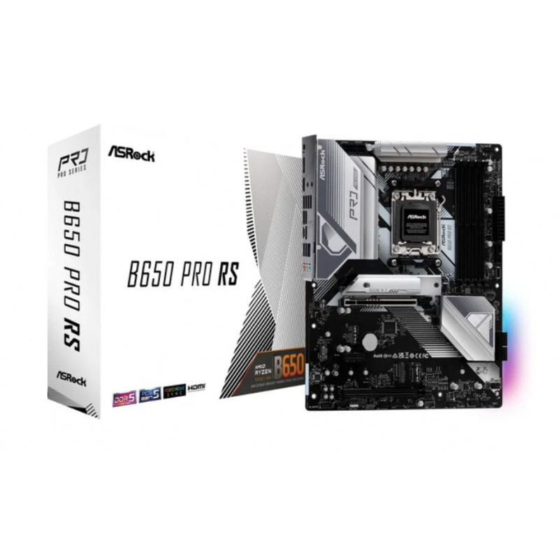ASRock B650 Pro RS ATX AMD Motherboard Black 90-MXBL10-A0UAY ASRock B650 Pro RS ATX AMD Motherboard Black 90-MXBL10-A0UAY