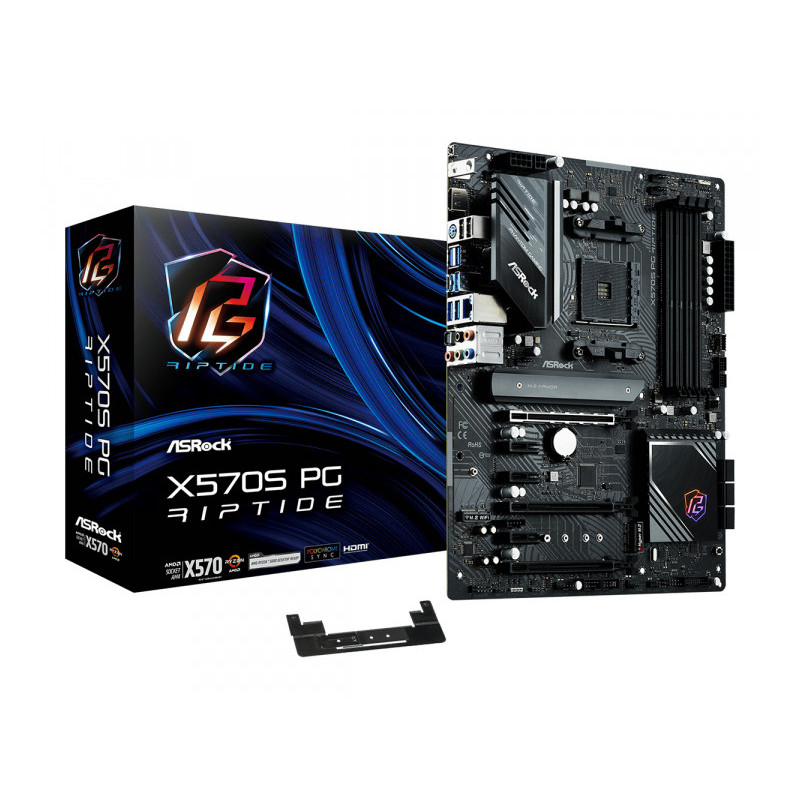 ASRock X570S PG Riptide AMD AM4 Motherboard 90-MXBHX0-A0UAYZ ASRock X570S PG Riptide AMD AM4 Motherboard 90-MXBHX0-A0UAYZ