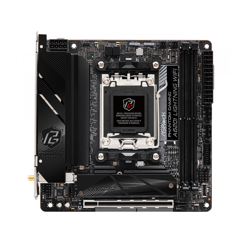 ASRock A620I Lightning WiFi AM5 AMD Motherboard 90-MXBMN0-A0UAYZ