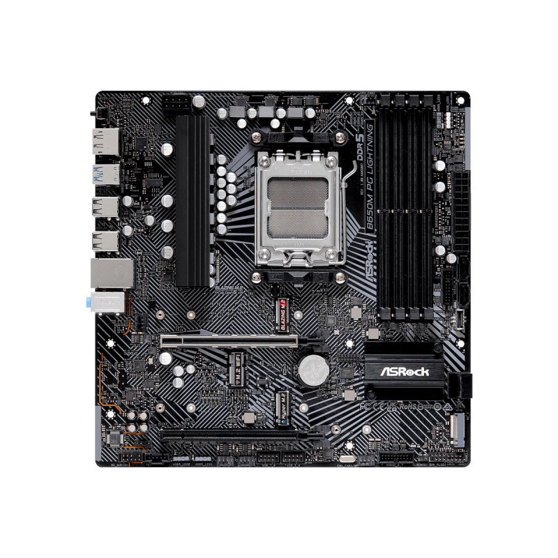 ASRock B650M PG Lightning AM5 AMD Motherboard 90-MXBMV0-A0UAYZ ASRock B650M PG Lightning AM5 AMD Motherboard 90-MXBMV0-A0UAYZ