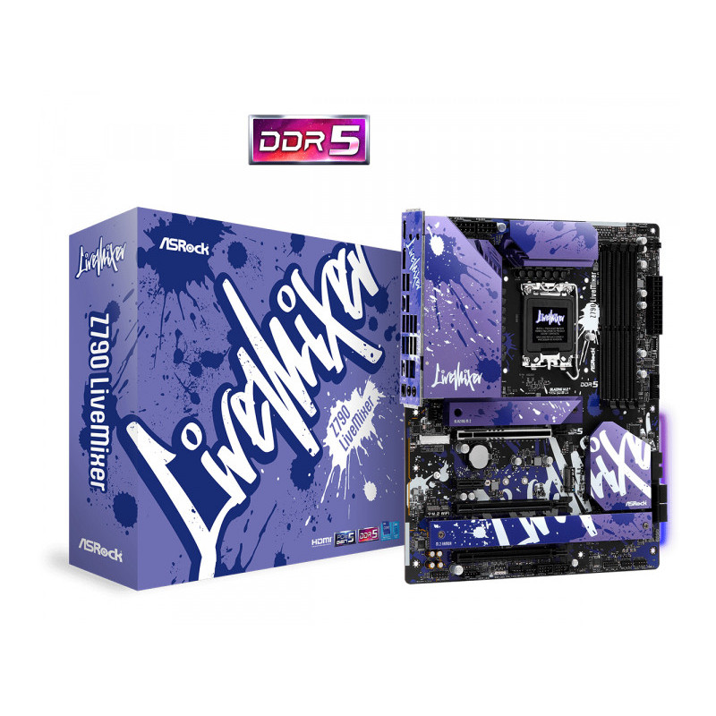 ASRock Z790 LiveMixer Intel Motherboard 90-MXBK10-A0UAYZ