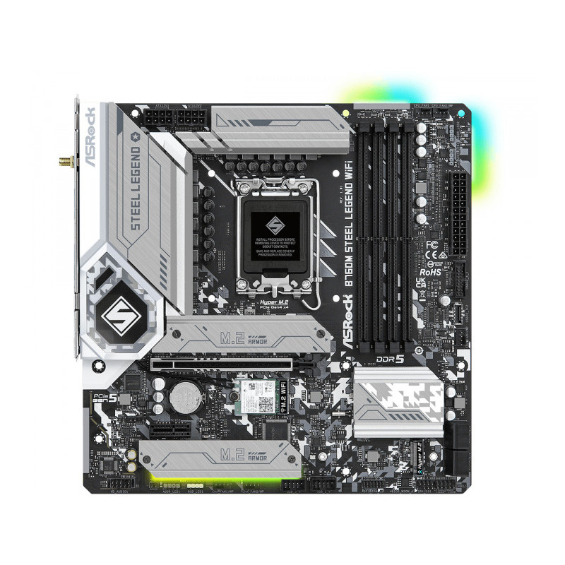 MB ASRock B760M Steel Legend WiFi Intel Motherboard 90-MXBL70-A0UAYZ