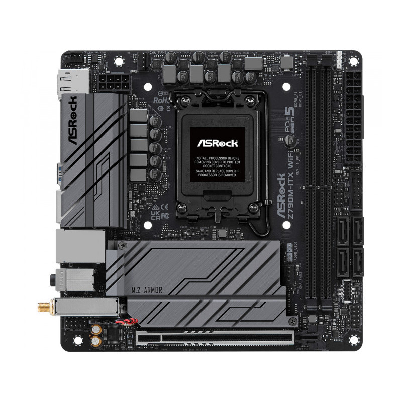 ASRock Z790M-ITX/WiFi Intel Motherboard 90-MXBKE0-A0UAYZ