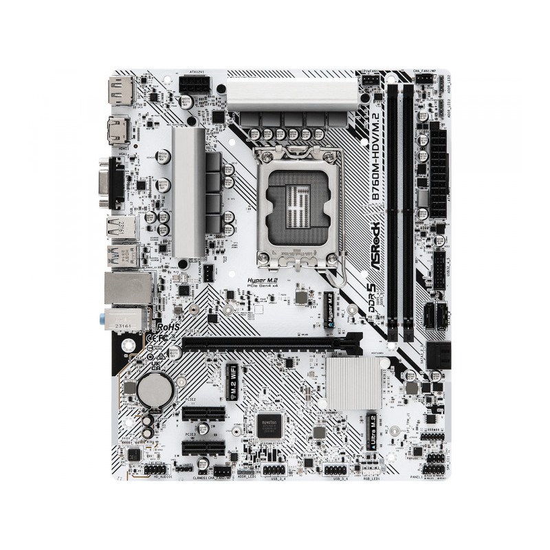 ASRock B760M HDV/M.2 Intel Motherboard 90-MXBL40-A0UAYZ