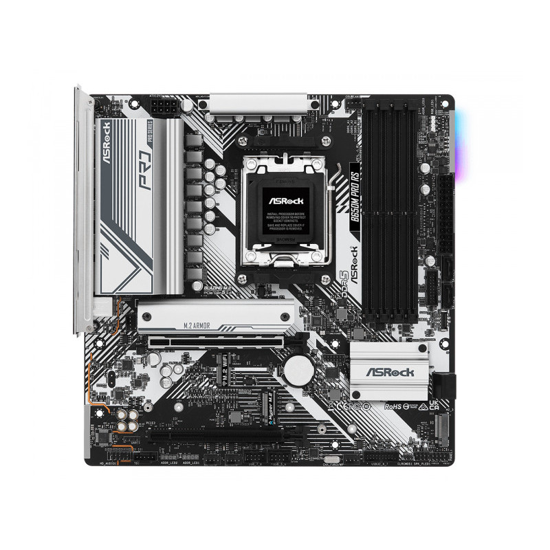 ASRock B650M Pro RS AM5 AMD Motherboard 90-MXBLP0-A0UAYZ ASRock B650M Pro RS AM5 AMD Motherboard 90-MXBLP0-A0UAYZ