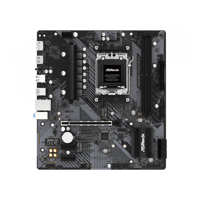 ASRock A620M-HDV/M.2+ AM5 AMD Motherboard 90-MXBLK0-A0UAYZ ASRock A620M-HDV/M.2+ AM5 AMD Motherboard 90-MXBLK0-A0UAYZ
