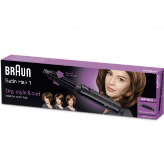 Braun Brosse Soufflante Satin Hair 1 AS110 Noir BRAS110E