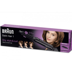 Braun Brosse Soufflante Satin Hair 1 AS110 Noir BRAS110E