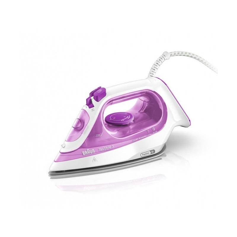 Braun Fer à vapeur TexStyle 3 SI 3030 Rose framboise SI3030PU Braun Fer à vapeur TexStyle 3 SI 3030 Rose framboise SI3030PU