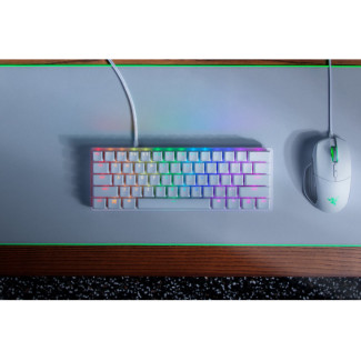 Razer Mini Clavier Gaming Huntsman  Mercury - Blanc- RZ03-03392700-R3G1