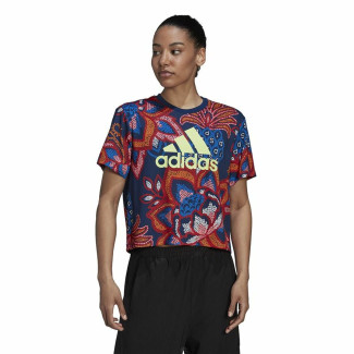 Maglia a Maniche Corte Donna Adidas  FARM Rio Graphic 