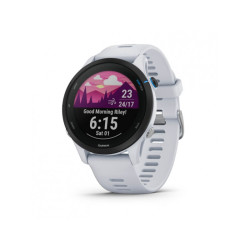 Garmin Forerunner 255 Music 46mm GPS Steinweiss/Schwarz 010-02641-31