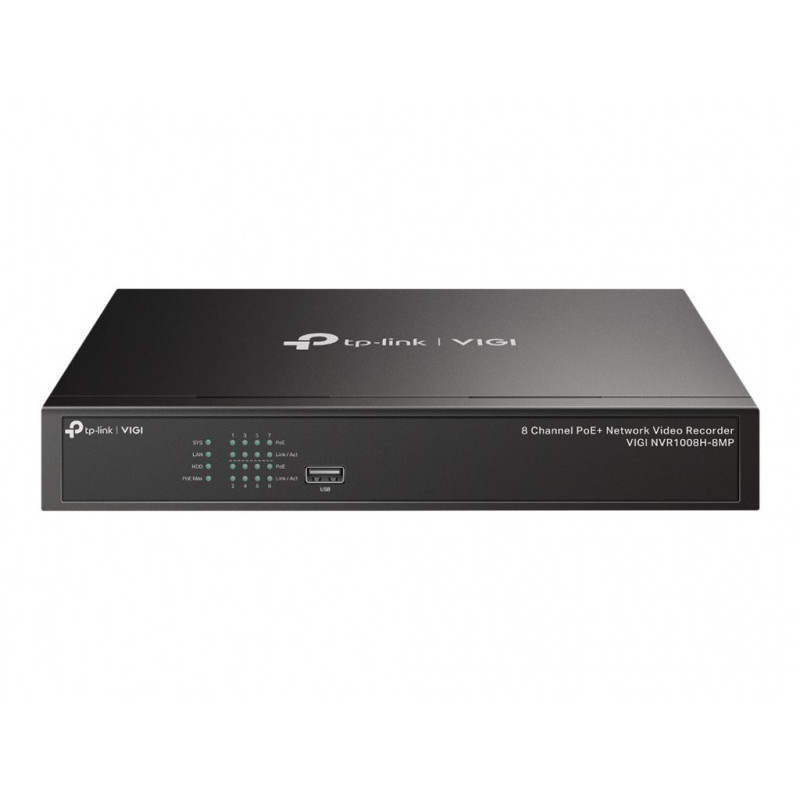 TP-Link VIGI 8 Channel PoE+ Network Video Recorder VIGI NVR1008H-8MP TP-Link VIGI 8 Channel PoE+ Network Video Recorder VIGI NVR1008H-8MP