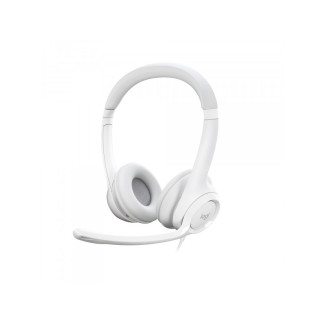Logitech H390 USB Computer Headset White 981-001286