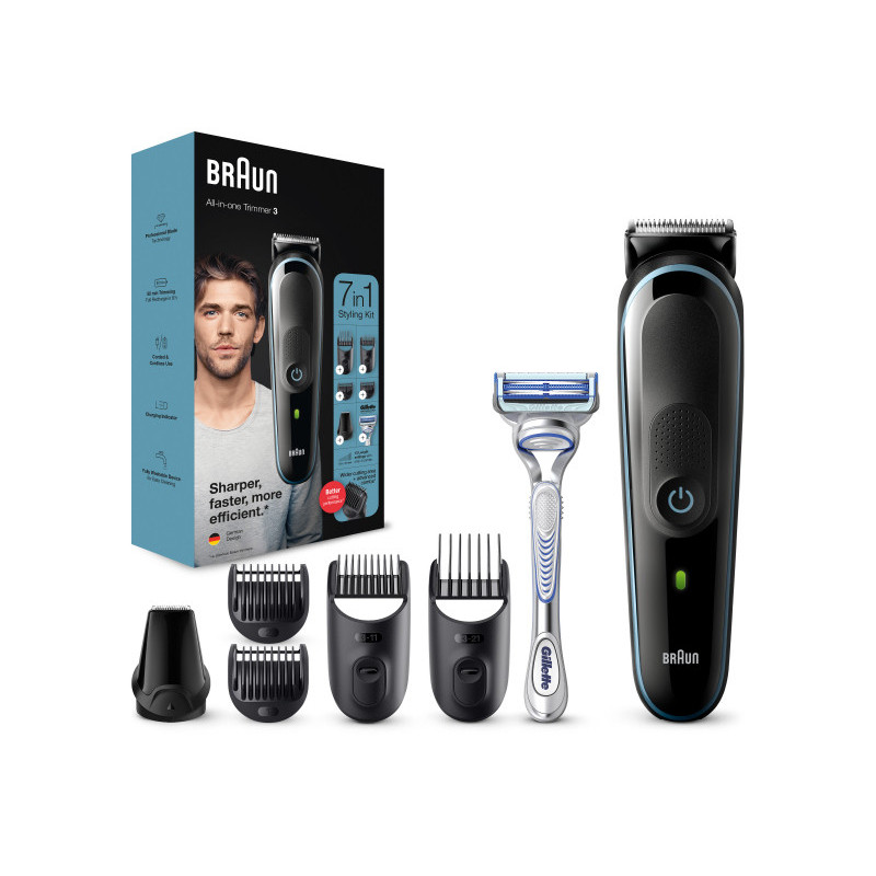 Braun Tondeuse multifonction Tout-en-un Séries 3 MGK3342