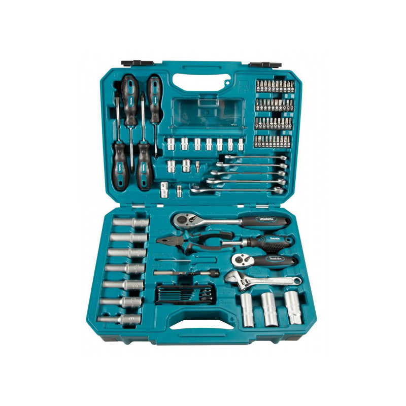 Makita E-08458 Werkzeugkasten 87-pcs Set E-08458 Makita E-08458 Werkzeugkasten 87-pcs Set E-08458