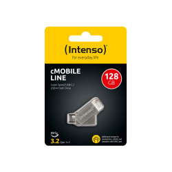 Intenso USB Flash Drive cMobile Line 128 Go (3536491) - 3.2 USB-A + USB-C