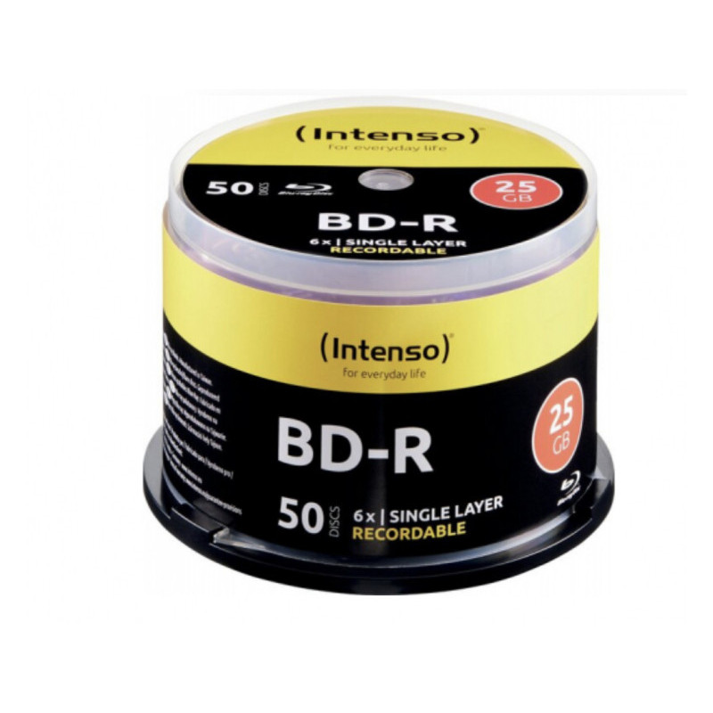Intenso Blu-Ray Rohling BD-R 50er CakeBox 25GB 6x Speed (5001115) Intenso Blu-Ray Rohling BD-R 50er CakeBox 25GB 6x Speed (5001115)