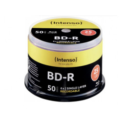 Intenso Blu-Ray Rohling BD-R 50er CakeBox 25GB 6x Speed (5001115)