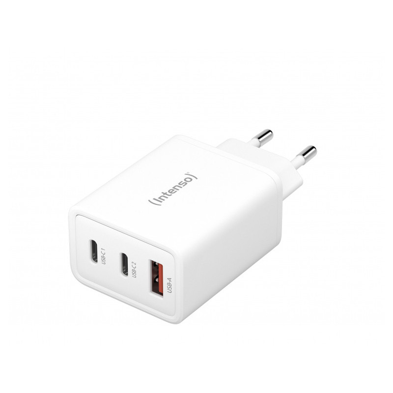 Intenso Power Adapter W65ACC GaN USB-C + USB-A 65W White (7806512) Intenso Power Adapter W65ACC GaN USB-C + USB-A 65W White (7806512)