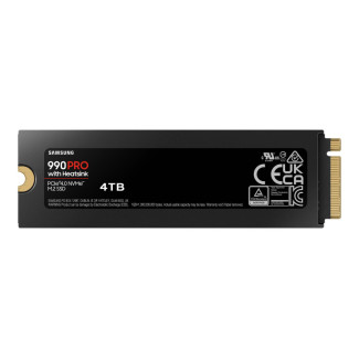 Samsung 990 Pro SSD Heatsink 4TB M.2 NVMe MZ-V9P4T0CW