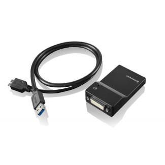 Der Lenovo USB 3.0 zu DVI/VGA Bildschirmnetzteil 0B47072