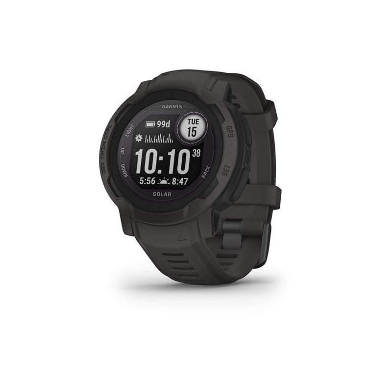 Garmin Instinct 2 Solar 45mm GPS Schiefergrau 010-02627-00