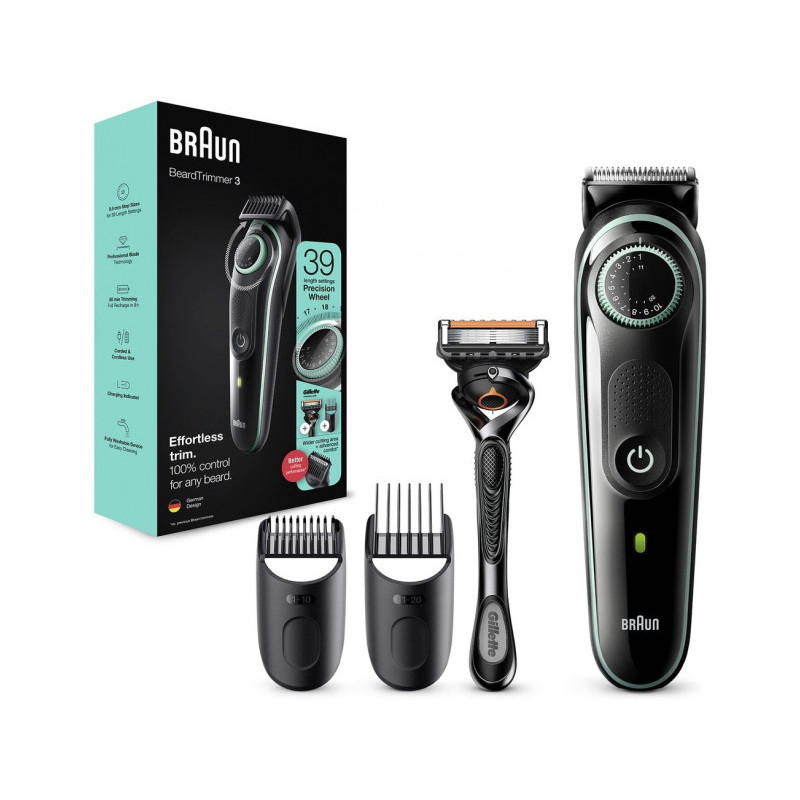BRAUN Tondeuse à barbe BT3341 (Noir)