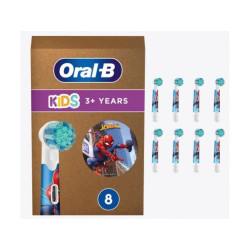 Oral-B Têtes de brosse à dent Kids Spiderman. lot de 8