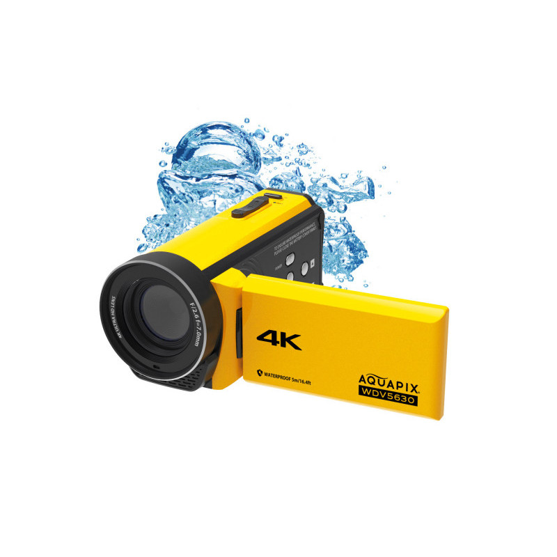 Easypix Aquapix caméscope étanche WDV5630 (jaune)
