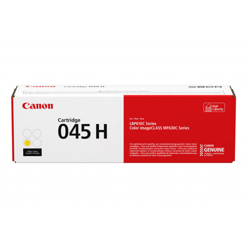 Canon Cartridge CRG 045 Yellow HC 1 Stück - 1243C002 Canon Cartridge CRG 045 Yellow HC 1 Stück - 1243C002