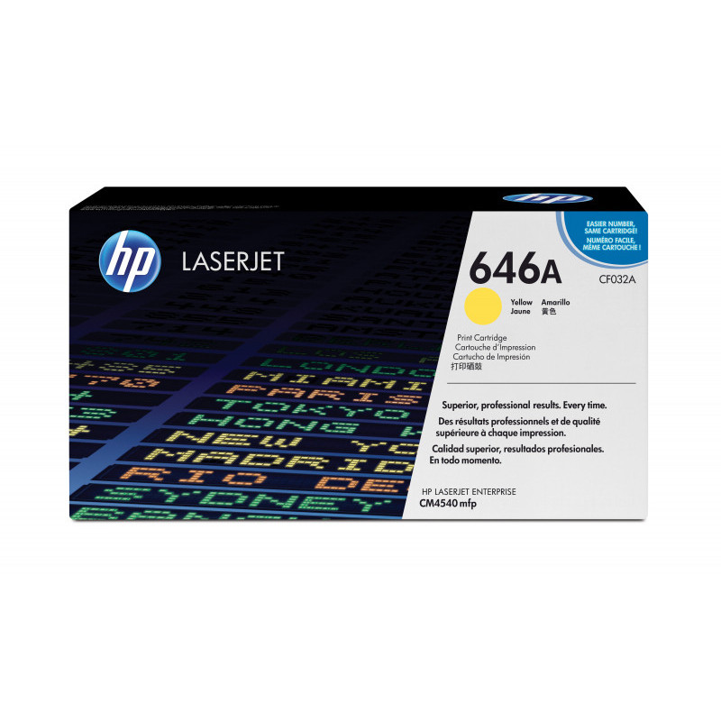 HP Color LaserJet 646A Tonereinheit Original Yellow 12.500 Seiten CF032A HP Color LaserJet 646A Tonereinheit Original Yellow 12.500 Seiten CF032A