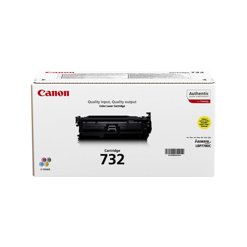 Canon Cartridge 732 Yellow 1 Stück - 6260B002 Canon Cartridge 732 Yellow 1 Stück - 6260B002