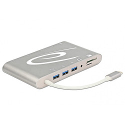 Delock USB Dockingstation Type-C 3.5mm HDMI Mini Displayport 87298