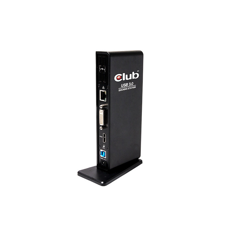 Club 3D USB 3.0 Dual Display Dockingstation Schwarz Klavierlack CSV-3242HD Club 3D USB 3.0 Dual Display Dockingstation Schwarz Klavierlack CSV-3242HD